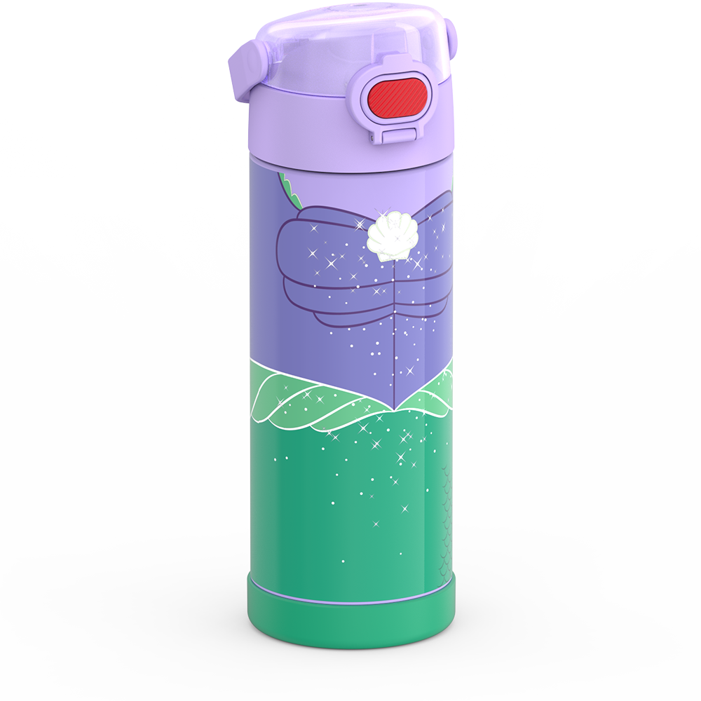 16oz FUNTAINER WATER BOTTLE DISNEY PRINCESS ARIEL - Image 2