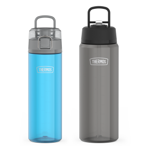 26oz Spout Lid & 32oz Straw Lid Tritan Water Bottle Bundle - Teal & Smoke