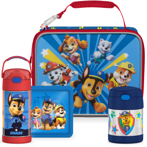 Paw Patrol Bundle - Soft Lunch Box. 12oz FUNtainer Water Bottle. 10oz FUNtainer Food Jar & Hard Ice