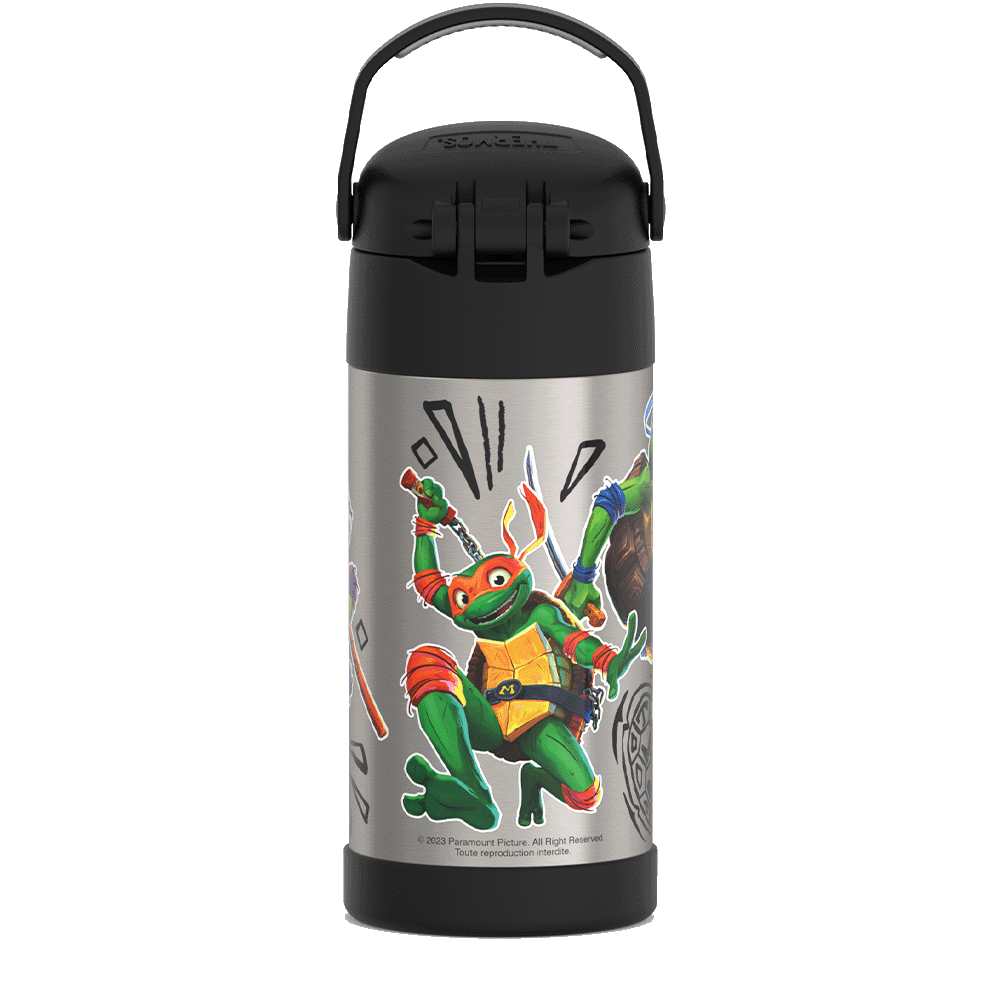 12oz FUNtainer Water Bottle Teenage Mutant Ninja Turtles - Image 5