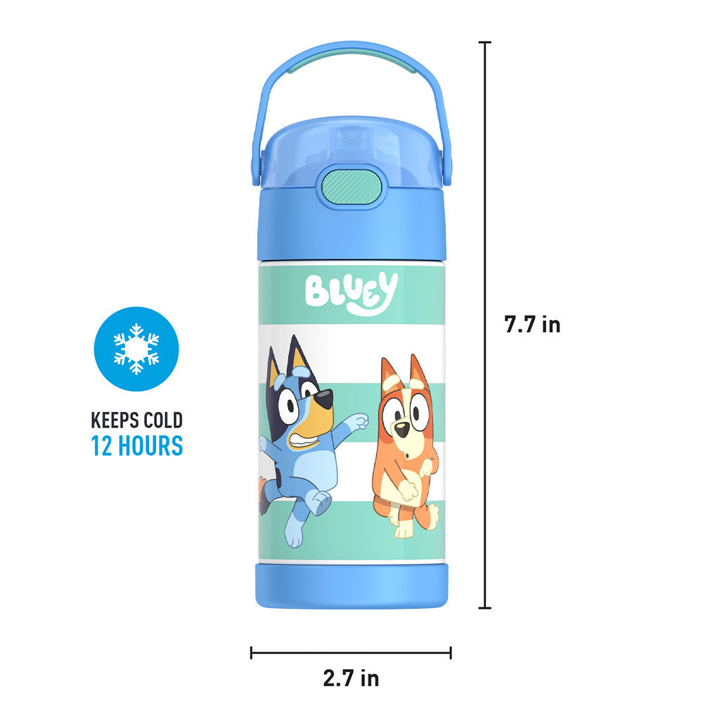 12oz FUNtainer Water Bottle Bluey - Image 9
