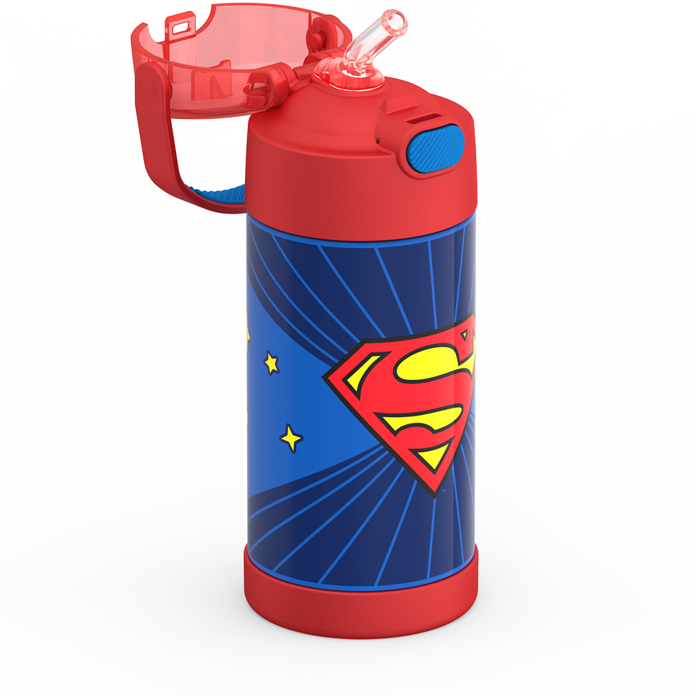 12oz FUNtainer Water Bottle Superman - Image 8