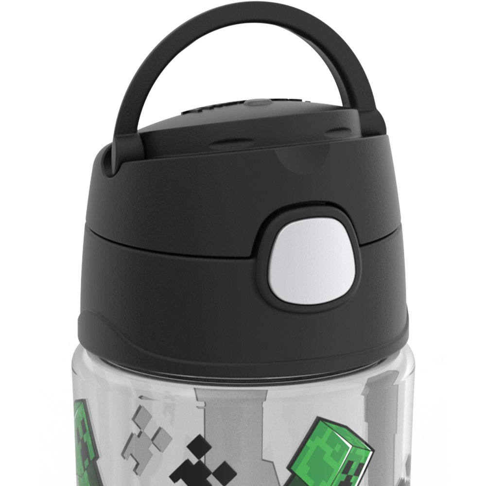 16oz Thermos Kids Water Bottle With Spout Lid Minecraft - Image 2