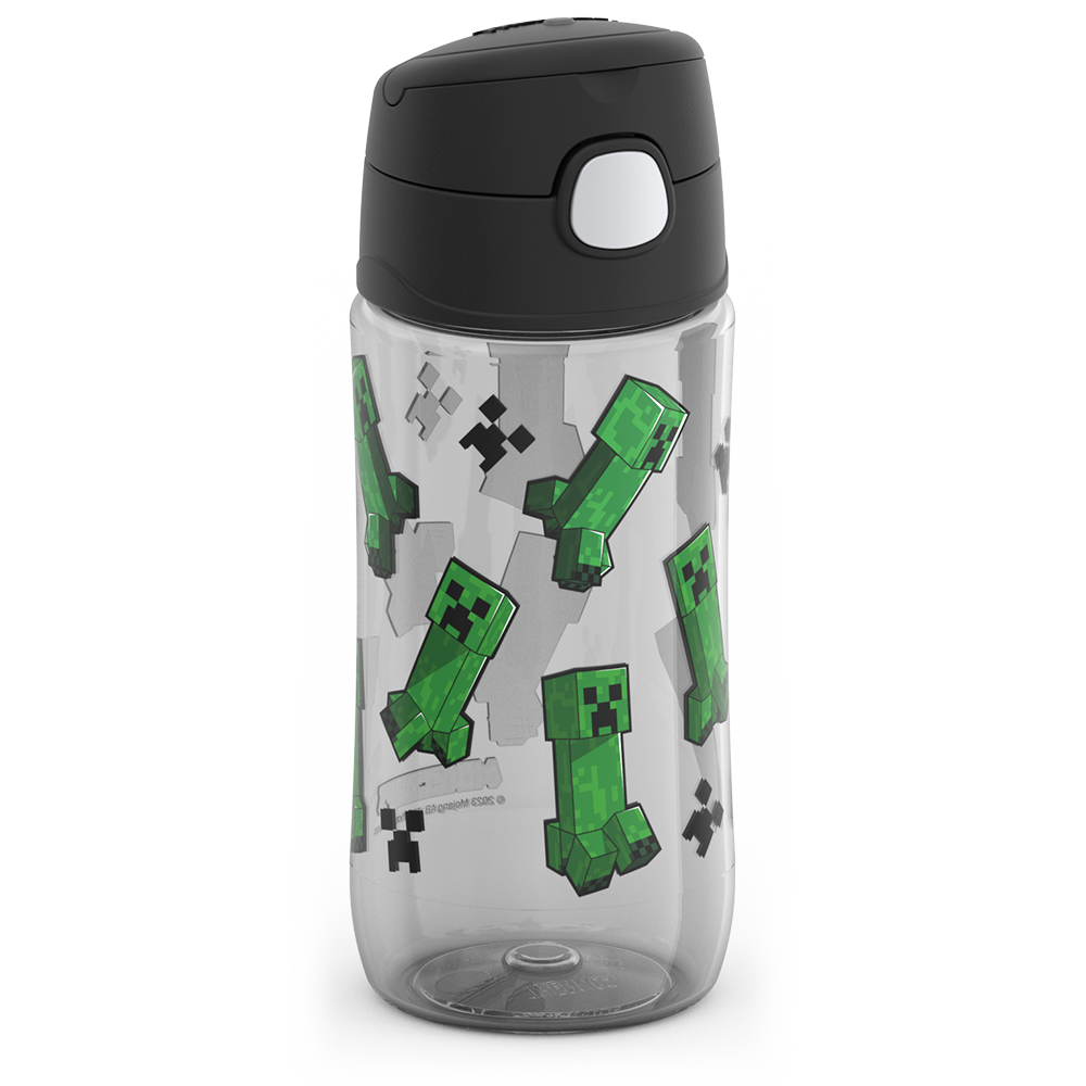 16oz Thermos Kids Water Bottle With Spout Lid Minecraft - Image 4