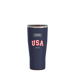 24oz ICON TUMBLER WITH SLIDE LOCK LID - NAVY USA