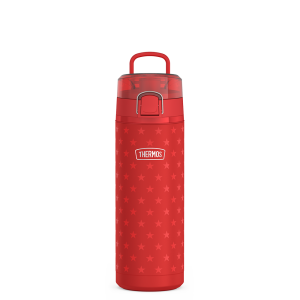 24oz ICON  WATER BOTTLE WITH SPOUT - RED STARS