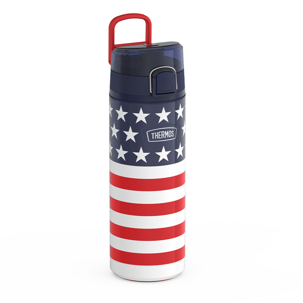 24oz ICON  WATER BOTTLE WITH SPOUT - AMERICAN FLAG - Image 7
