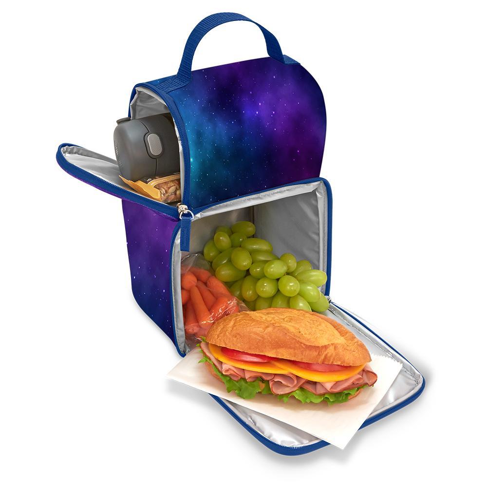 Tween Dual Lunch Box Galaxy Navy/purple - Image 4